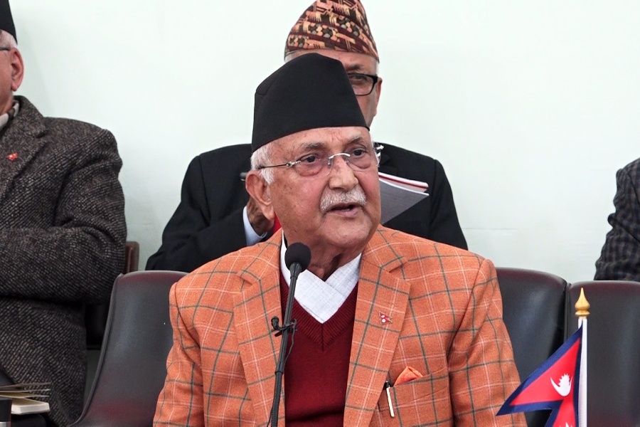 सत्तारूढ गठबन्धनले सरकार छोड्नुपर्छ: ओली