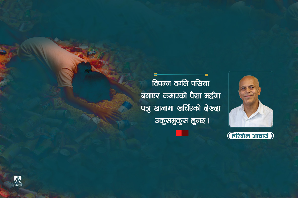 विपन्नलाई झनै रोगी बनाउँदै 'जंकफुड-क्यापिटलजिम्'