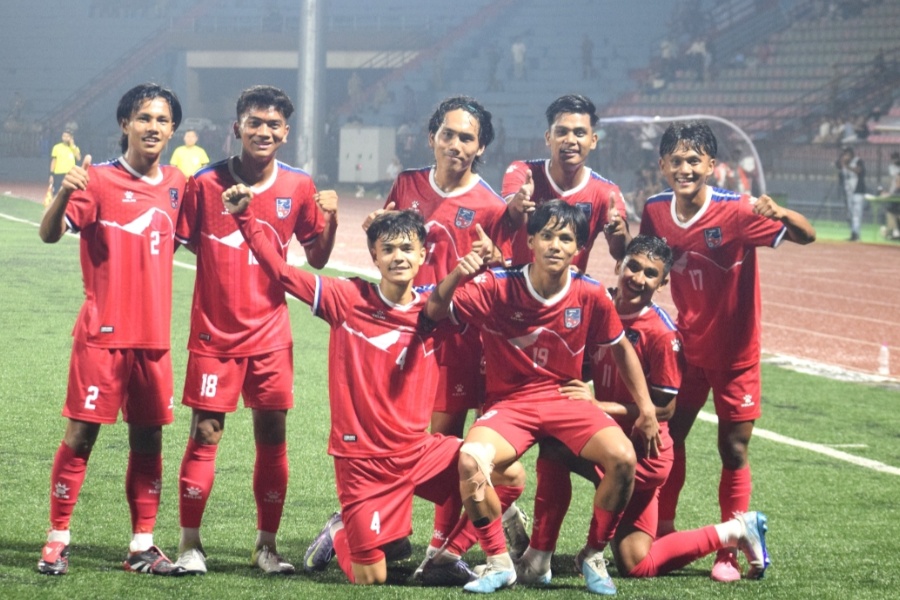 यू १९ साफ च्याम्पियनसिप: श्रीलंकालाई ५-० ले हराउँदै नेपाल सेमिफाइनलमा