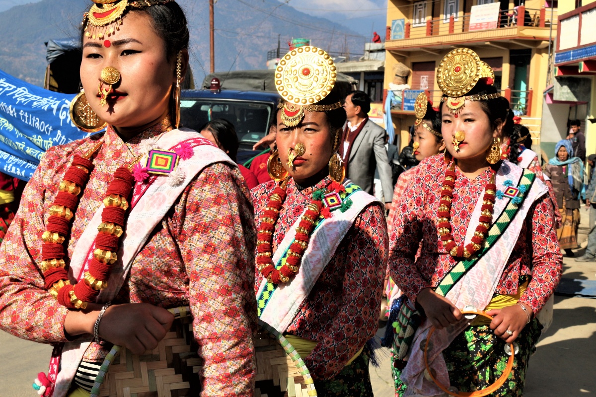 कक्फेक्वा तङ्नाम मनाउँदै लिम्बू समुदाय