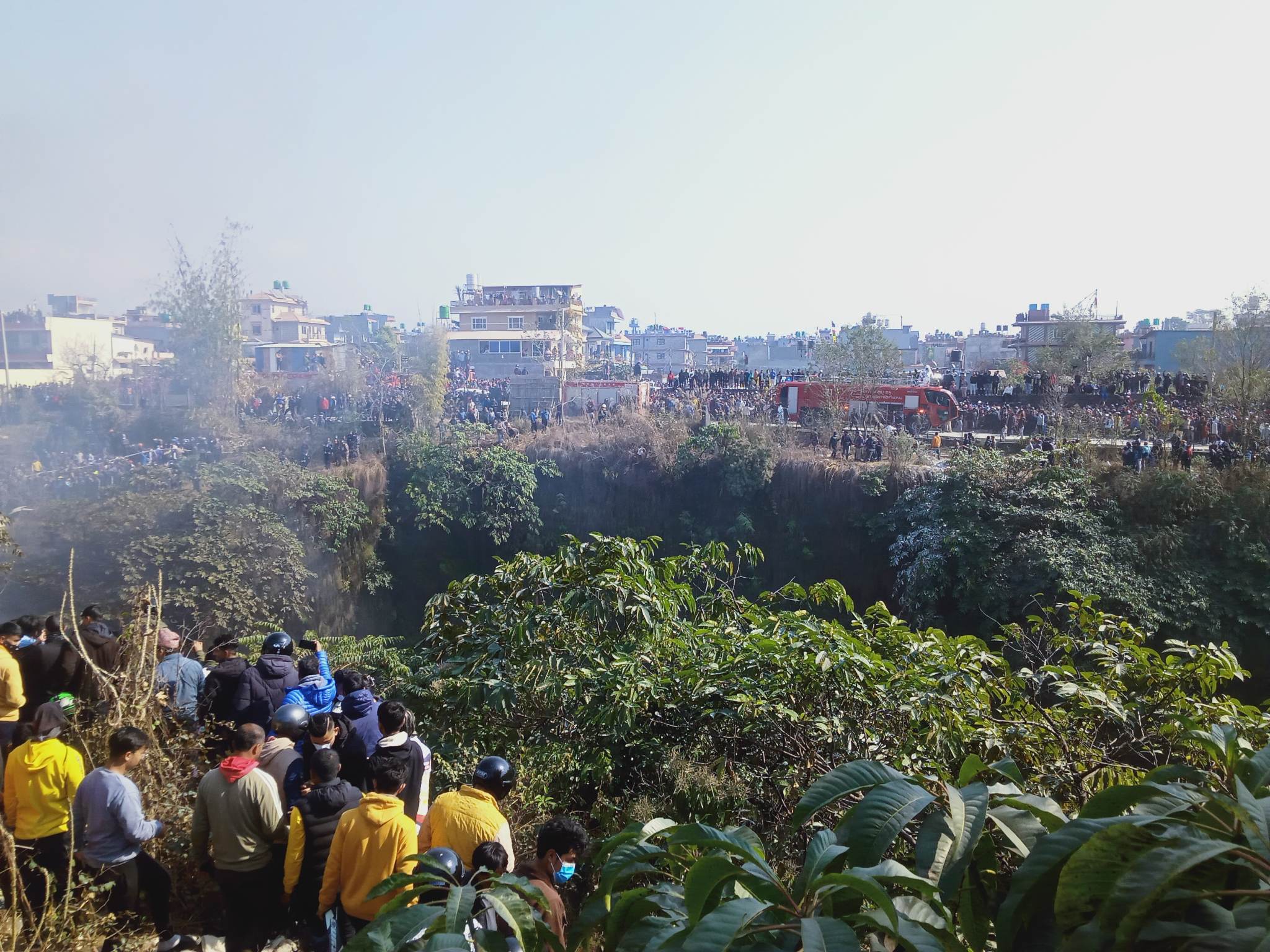 विमान दुर्घटना : उद्धारका लागि दुईवटा हेलिकप्टर परिचालन