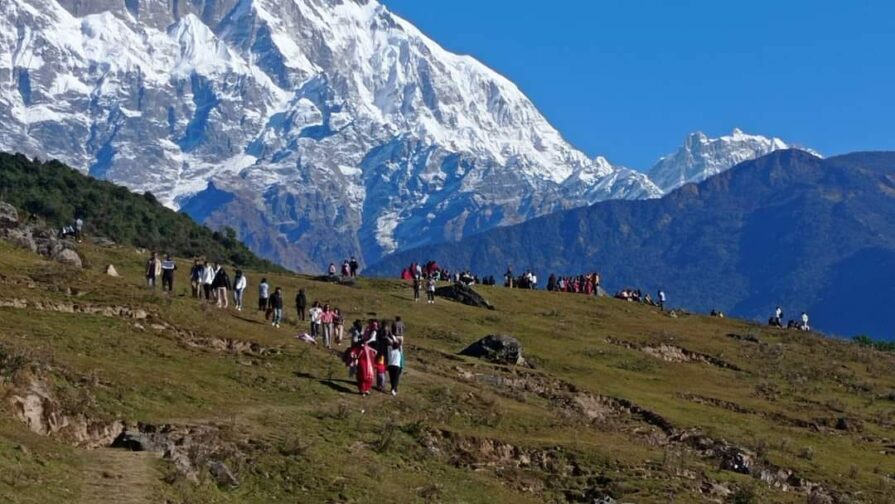 अन्नपूर्ण क्षेत्रमा १० महिनामा पुगे एक लाख ७७ हजार पर्यटक