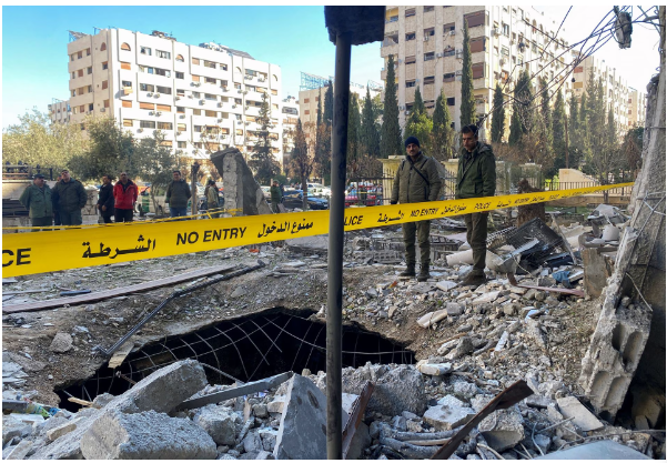 इजरायली आक्रमणमा परी सिरियामा पाँच जनाको मृत्यु