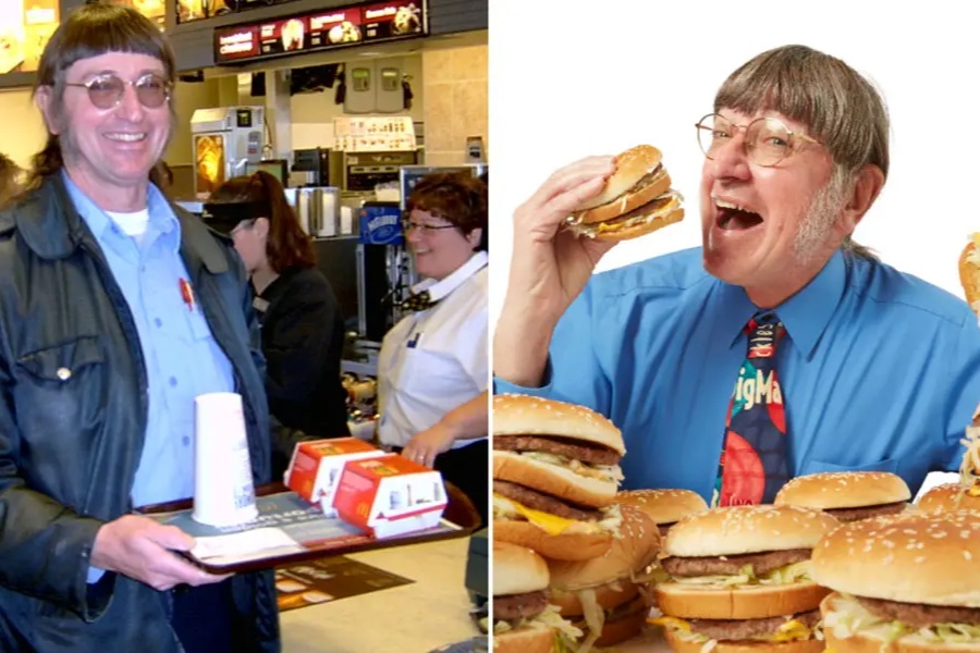 ५२ वर्षदेखि बर्गरको लत, बनाए विश्व कीर्तिमान