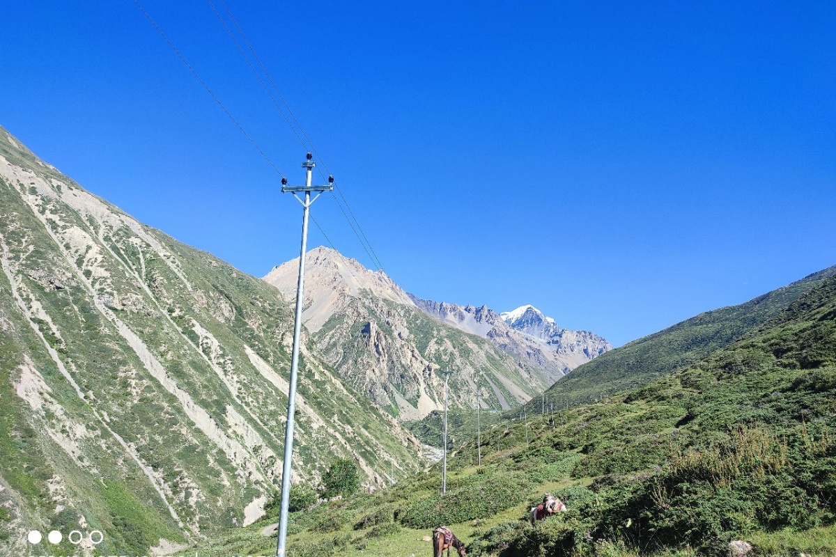तिलिचो तालको आधार शिविरमा राष्ट्रिय ग्रिडको बिजुली