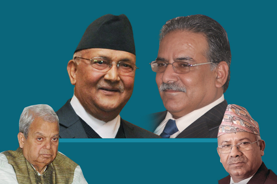 दुईतिहाइको रणनीतिमा ओली–दाहाल, माधव नेपाललाई पनि गठबन्धनमा ल्याउने प्रयास