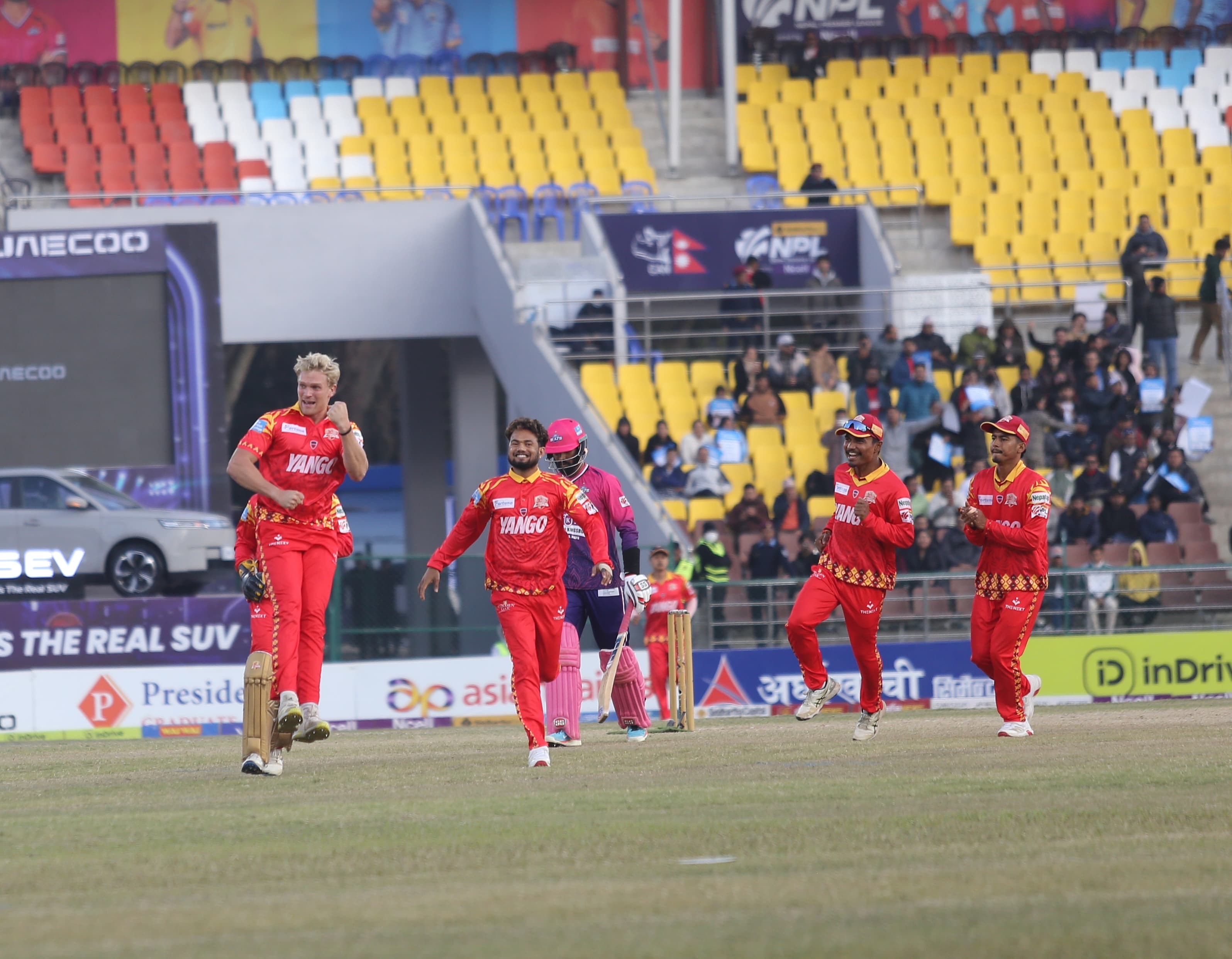 एनपीएल : लुम्बिनी प्लेअफमा, जनकपुरसहित पोखरा र चितवन बाहिरिए