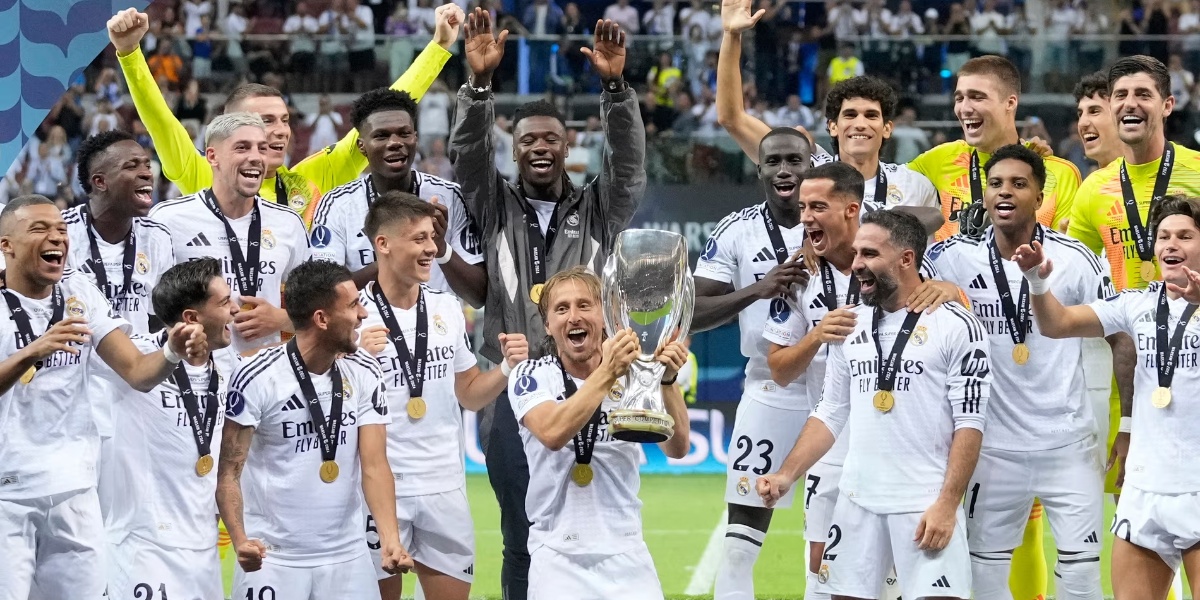 सुपर कपको उपाधि रियल मड्रिडलाई, डेब्युमा एमबाप्पेको गोल