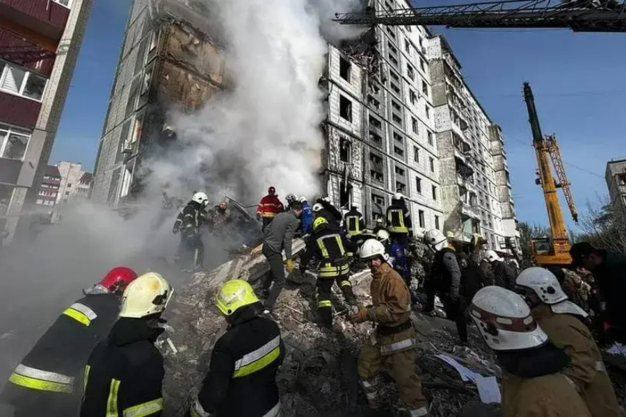 युक्रेनका विभिन्न शहरमा रुसको क्षेप्यास्त्र आक्रमण, ९ जनाको मृत्यु