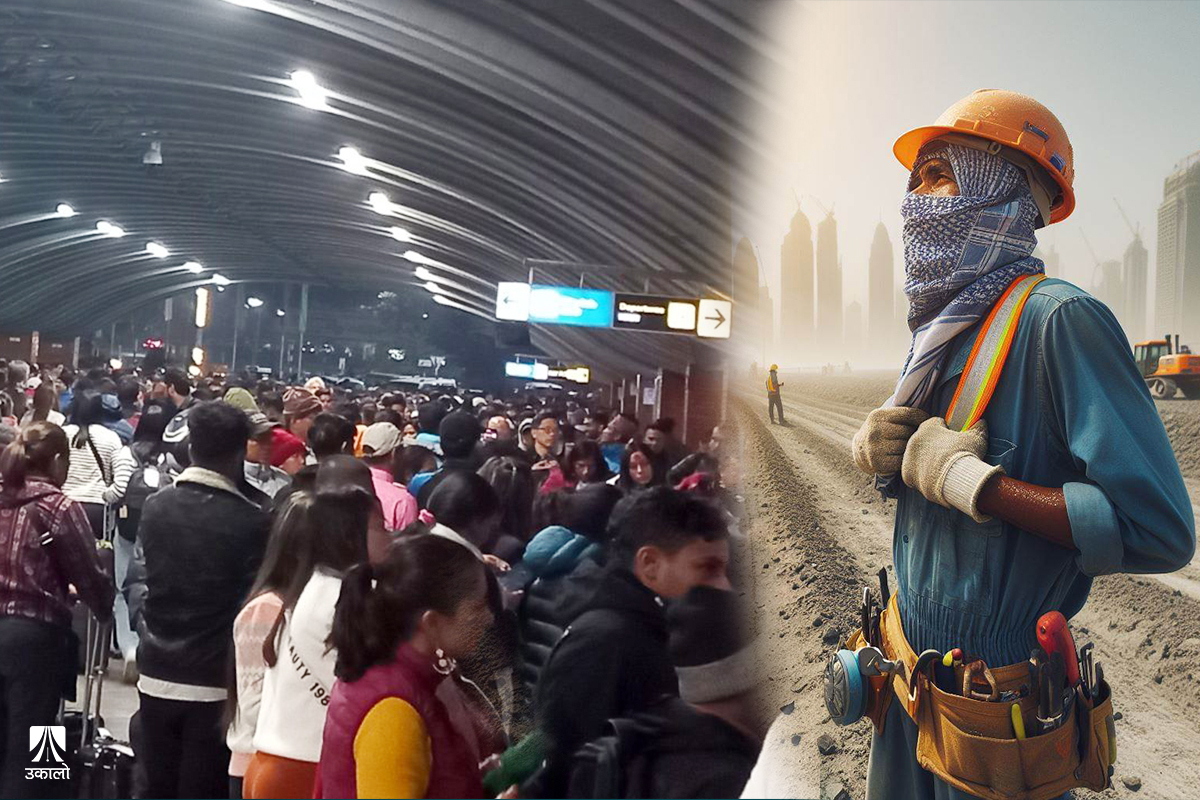 कामको खोजीमा विदेशतिर बगिरहेको ‘युवा भेल’