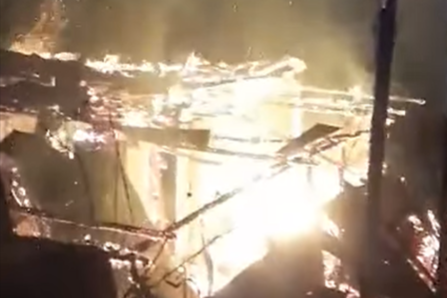 पाँचथरको रानिटारमा आगलागी, २ जनाको मृत्यु, २ घाइते