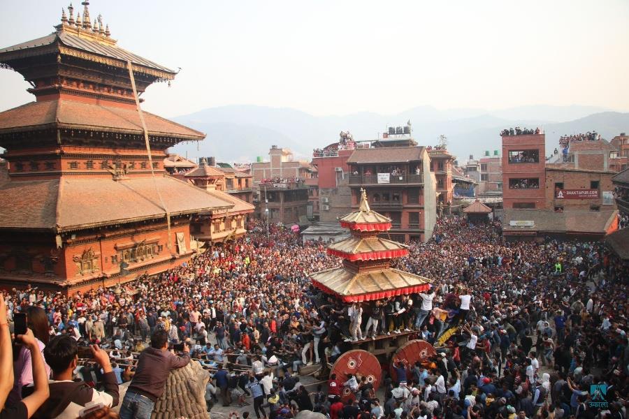 भक्तपुरमा आजदेखि बिस्का जात्रा शुरू