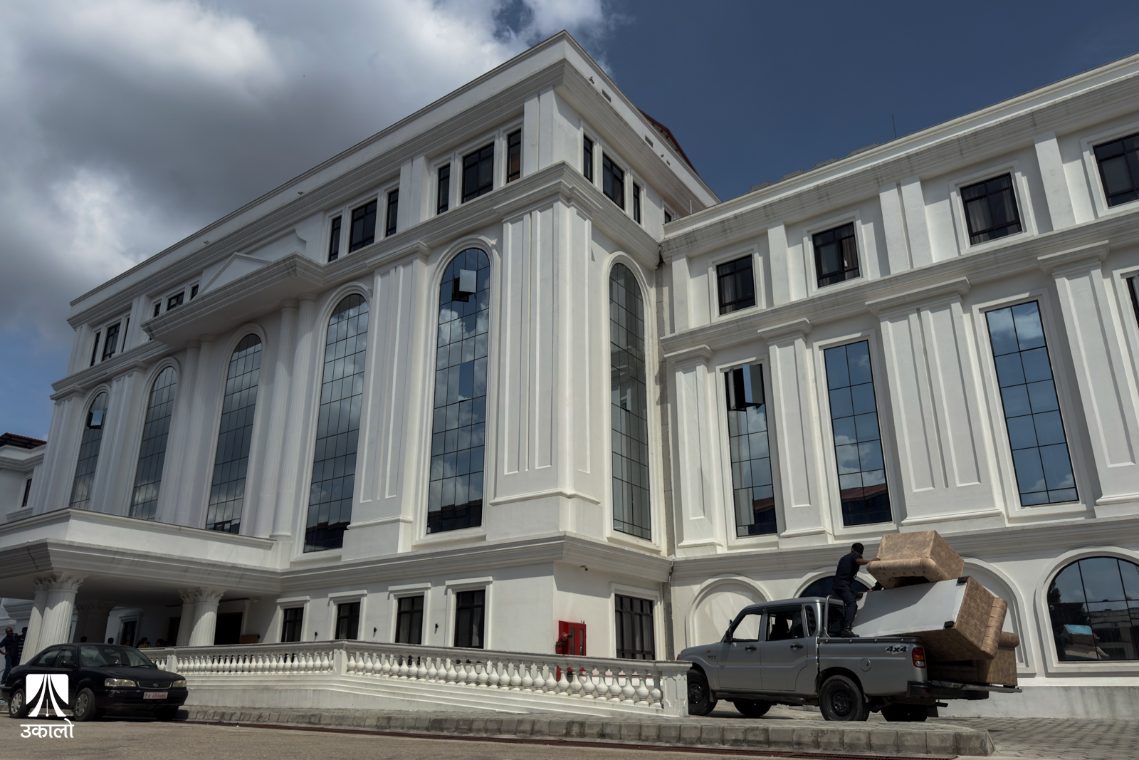 खण्डहर सिंहदरबारमा धमाधम तयार पारिँदै नयाँ प्रधानमन्त्रीको कार्यालय