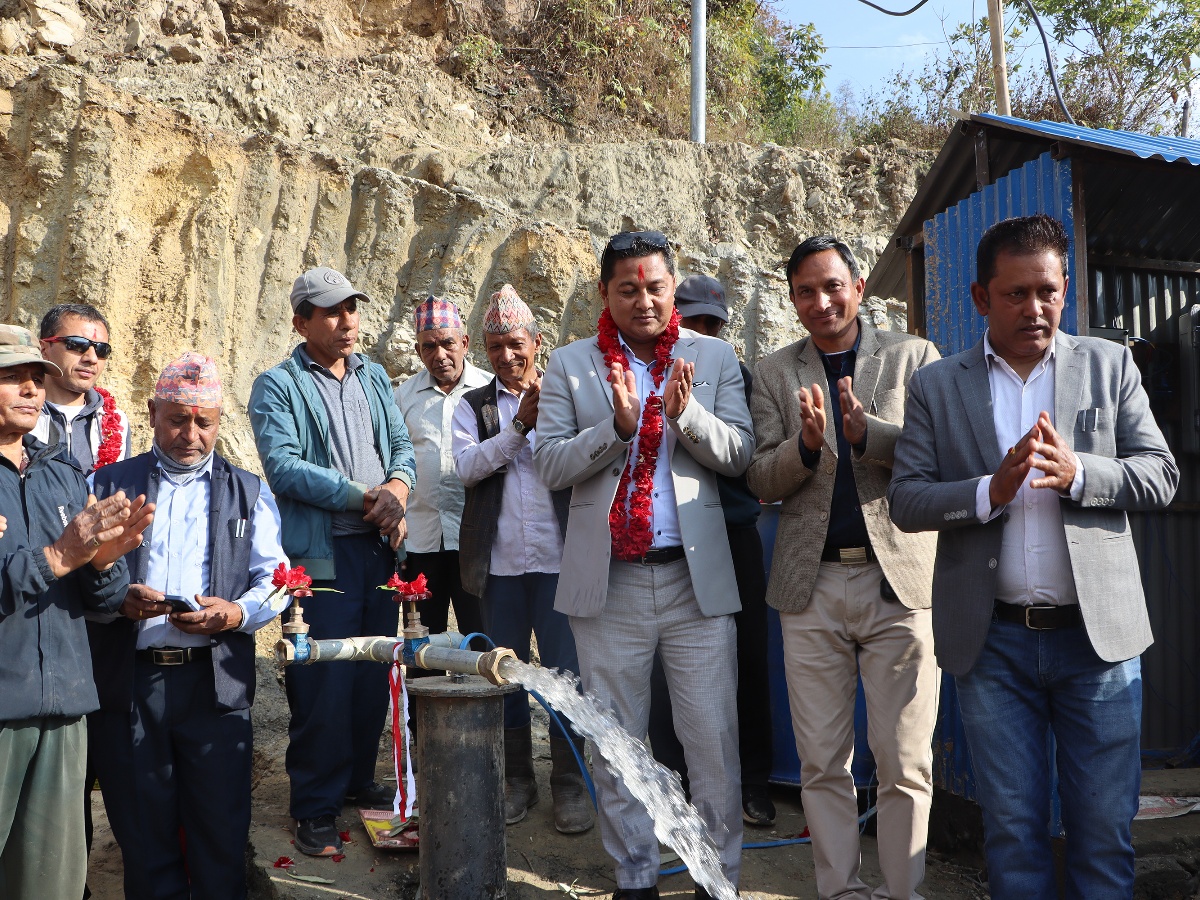 लामीचौरमा ४२ वर्षपछि खानेपानी सुविधा