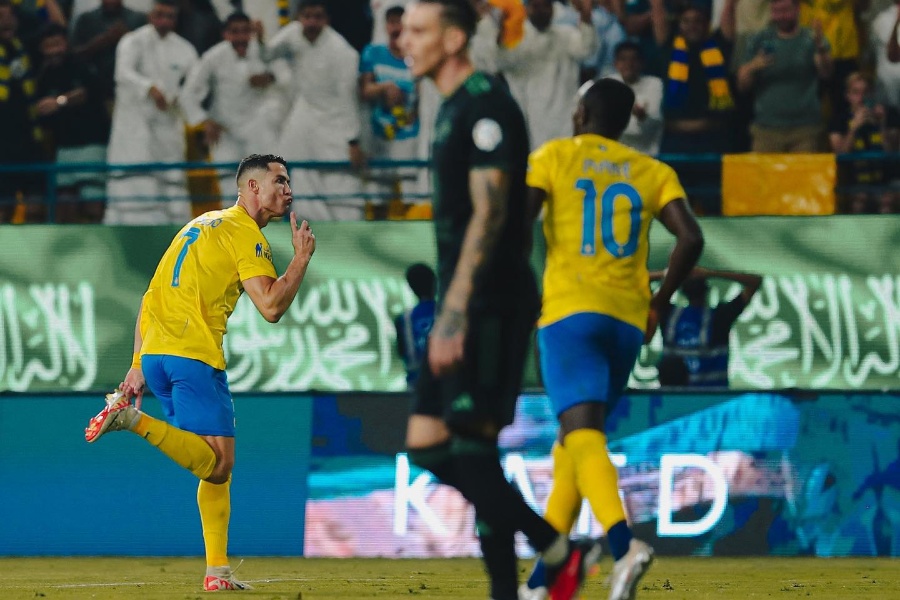 अल–नासरले अल–अहलीलाई हरायो, रोनाल्डोको २ गोल