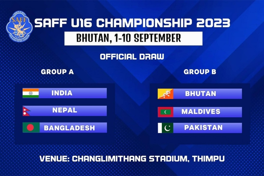 साफ यू–१६ च्याम्पियनसिप : नेपालको अन्तिम टोली घोषणा