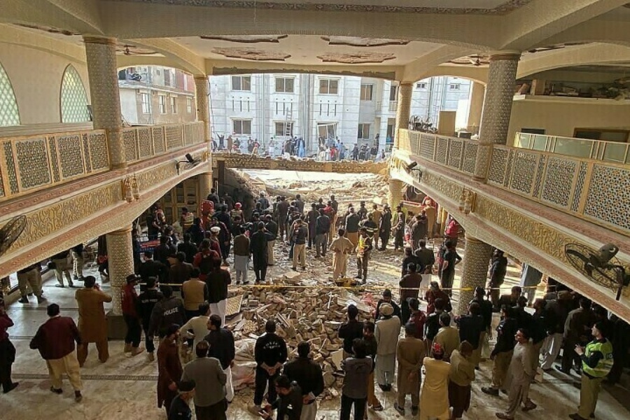 पाकिस्तानको मस्जिदमा विस्फोट हुँदा २८ जनाको मृत्यु, १५० घाइते