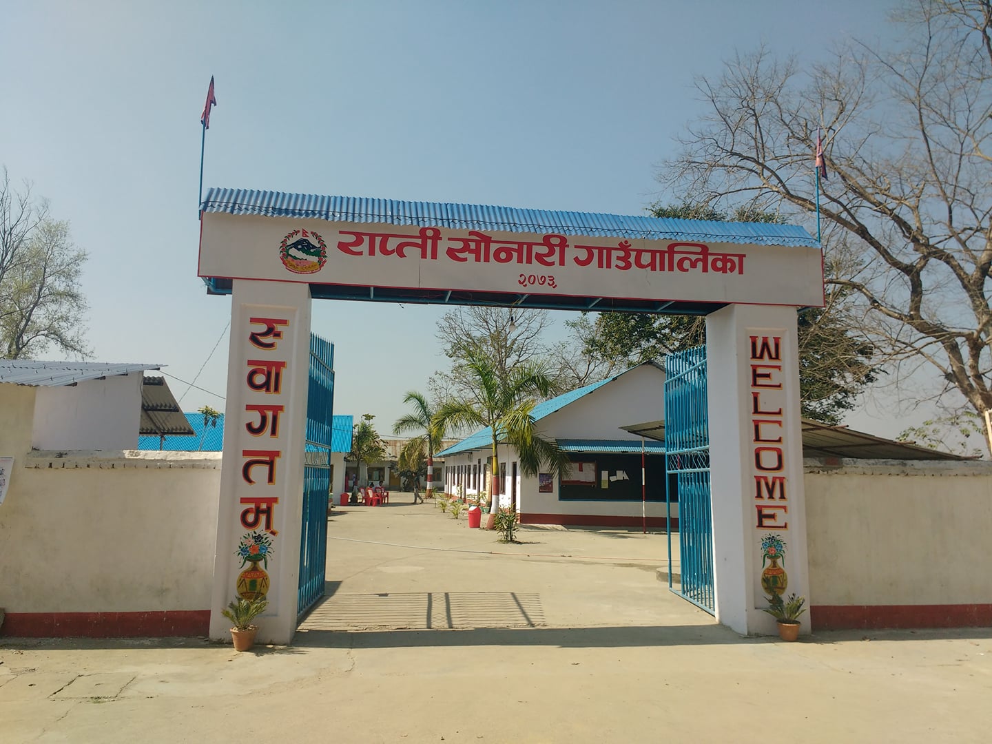 सोनारी गाउँपालिकामा निर्माणाधीन रंगशाला बजेट अभावले अलपत्र 