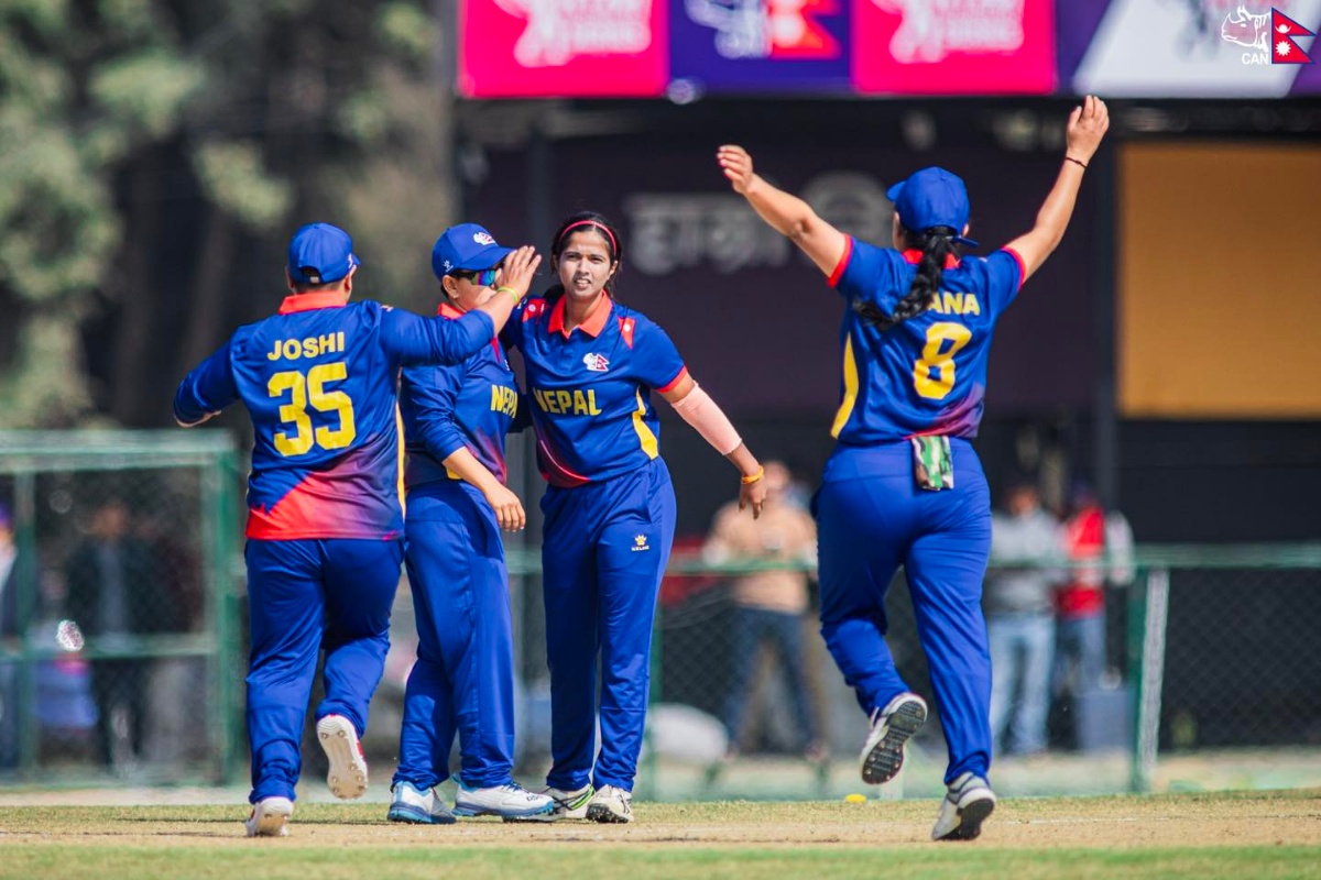 महिला विश्वकप एशिया छनोटका लागि २० खेलाडी बन्द प्रशिक्षणमा