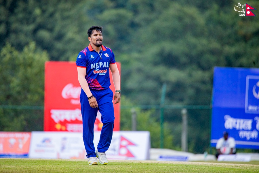 करणको उत्कृष्ट बलिङमा नेपालले पायो ९५ रनको लक्ष्य