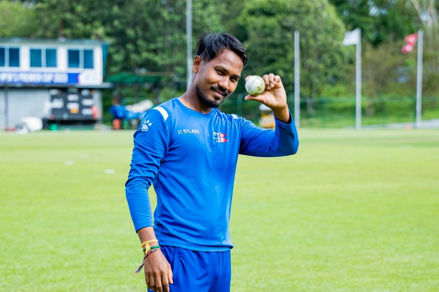 प्रशिक्षणका क्रममा क्रिकेटर ललित राजवंशी घाइते, शल्यक्रियाको तयारी