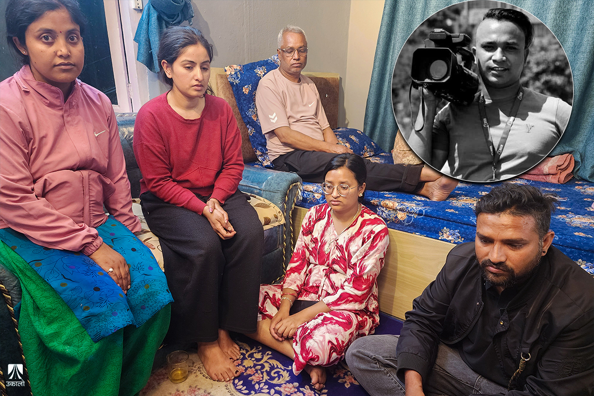 रिपोर्टिङ गर्दागर्दै आगोमा हराएका सुरेश