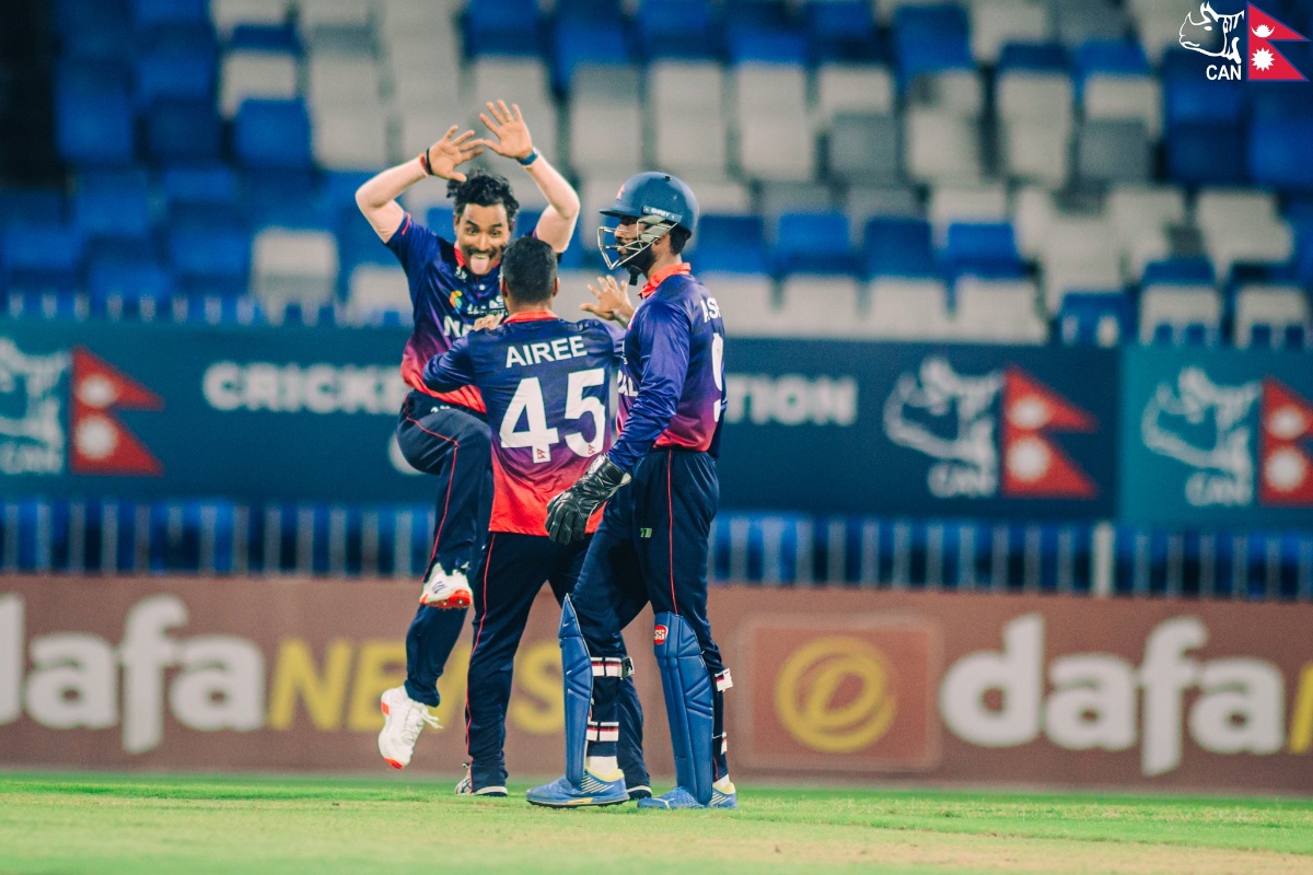 वेस्ट इन्डिजलाई हराउँदै नेपालले जित्यो ऐतिहासिक शृंखला