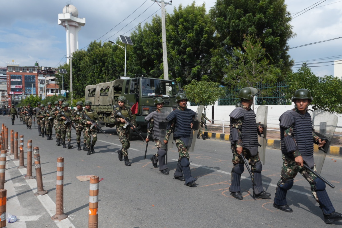 कर्फ्यु आदेश जारी गरेको क्षेत्रमा खटाइयो नेपाली सेना