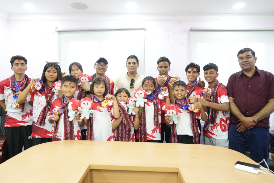 उसु च्याम्पियनसिपमा नेपाललाई १३ स्वर्ण र ९ रजत