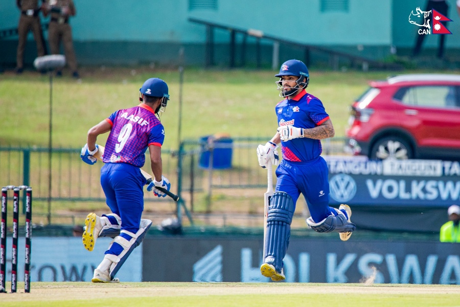 टी–२०आई त्रिकोणात्मक सिरिज: नेपालले पहिलो खेल यूएईसँग खेल्ने