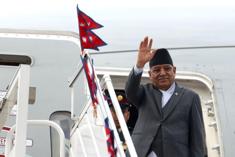 प्रधानमन्त्री दाहाल इटली प्रस्थान