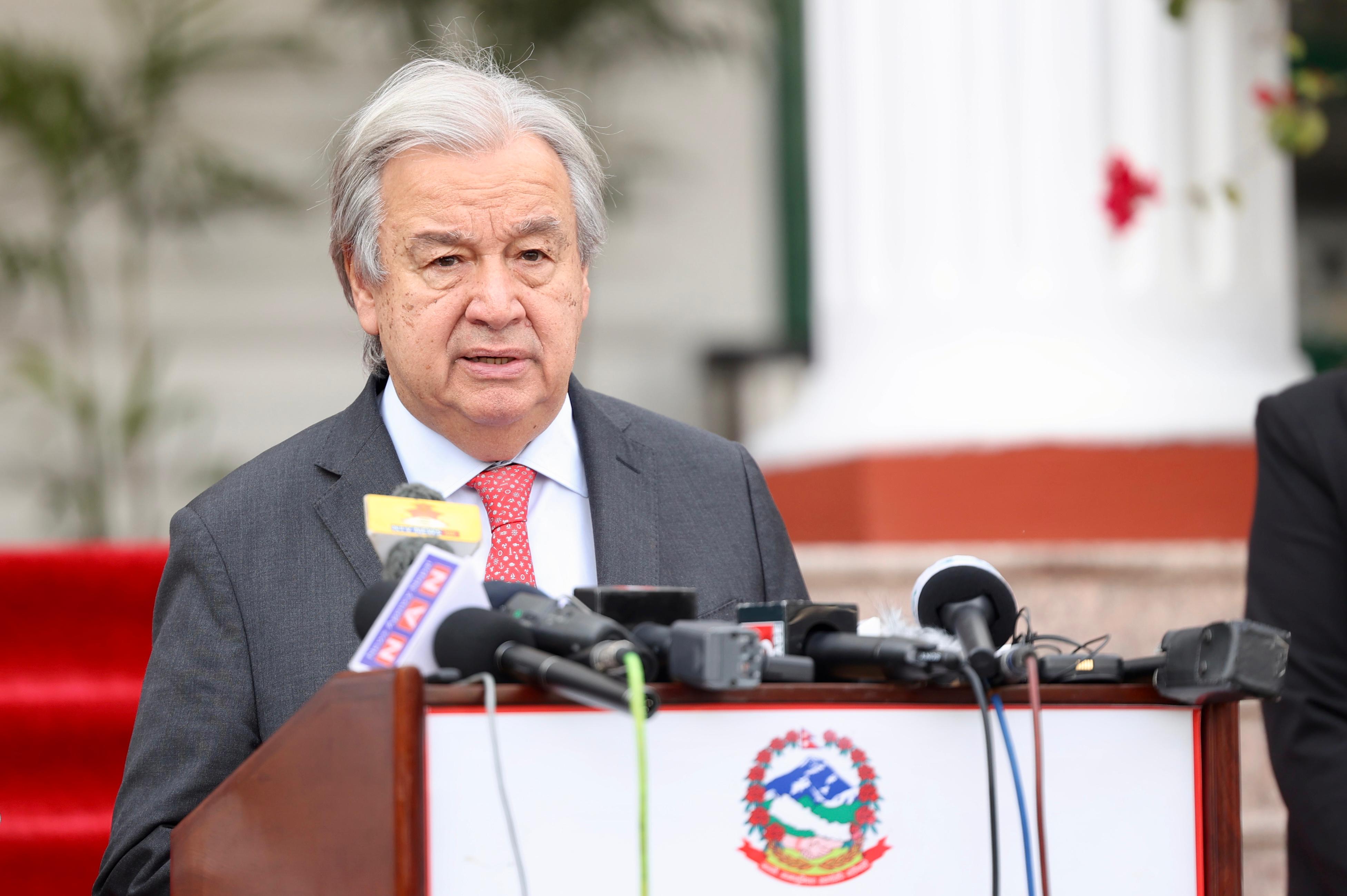 राष्ट्रसंघका महासचिवले गरे इजरायलमा बेपत्ता विपिनको सकुशल फिर्तीको कामना