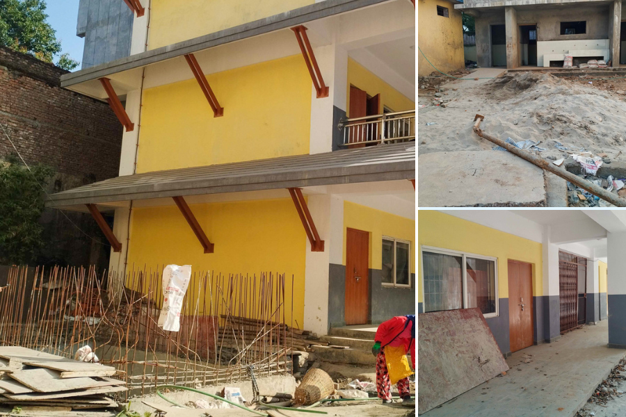 काठमाडौँ उपत्यकाका ११ विद्यालय भवन एउटै ठेकेदारबाट अलपत्र, हैरान छन् गुरुहरू