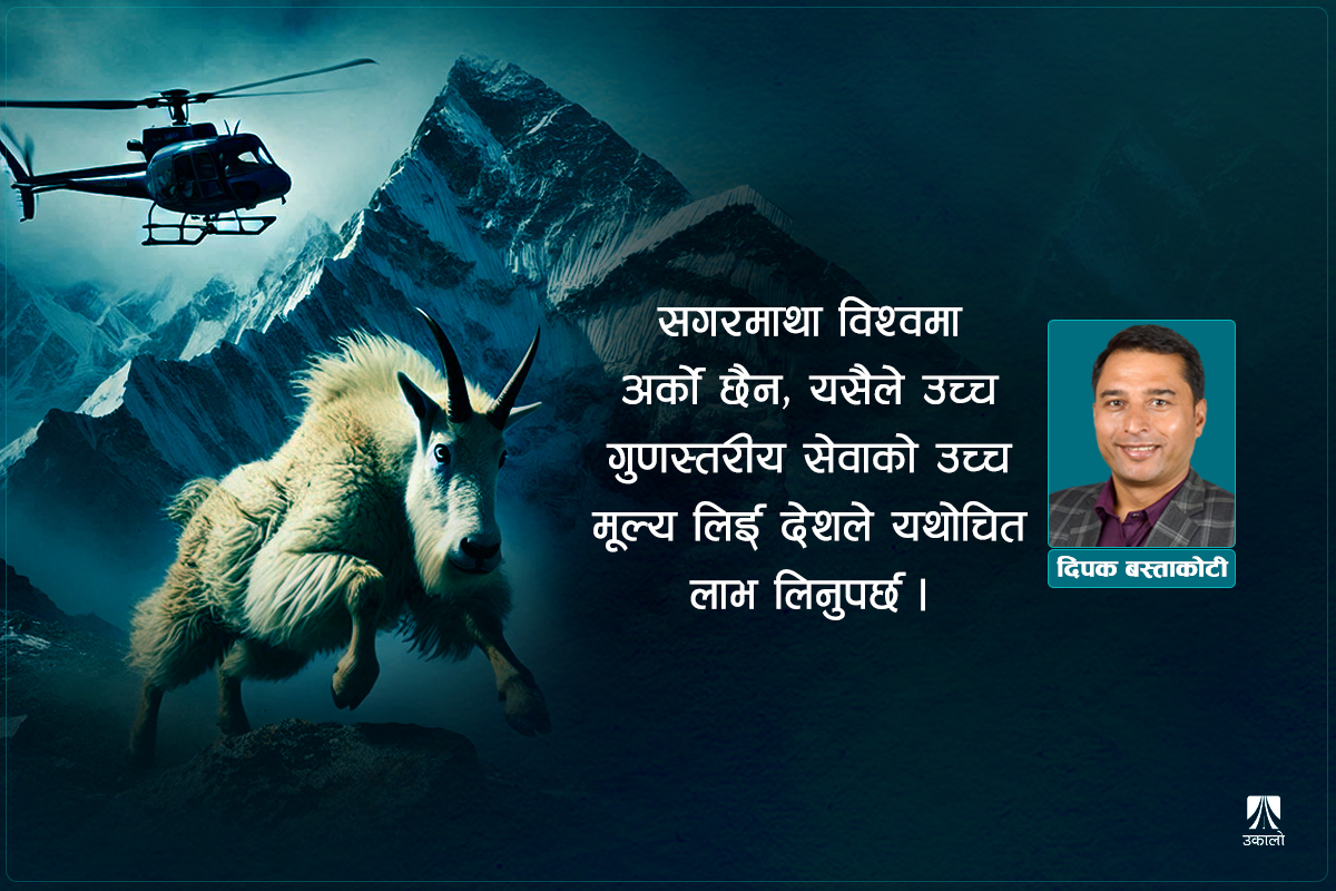 निकुञ्जमा ‘हेलिकप्टर उडान’का दुई अतिवाद र समाधान