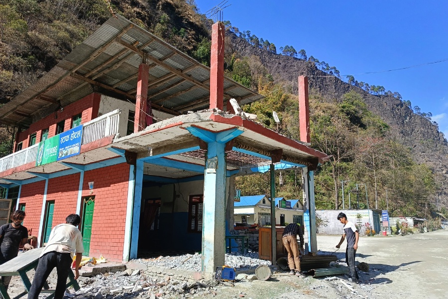 बेनी–जोमसोम–कोरला सडक: तिप्ल्याङका २० घरटहरा भत्काउन शुरू