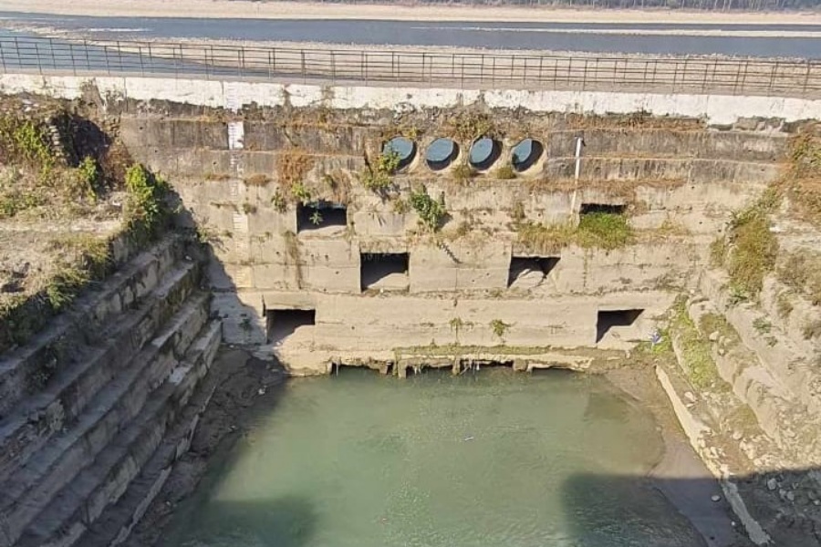 हिउँदमा पनि छाडियो नारायणी लिफ्टको पानी, २ हजार हेक्टरमा सिँचाइ पुग्ने