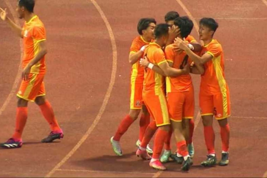 थ्री नेसन्स् कप : पहिलो हाफमा नेपालविरुद्ध भुटानलाई अग्रता