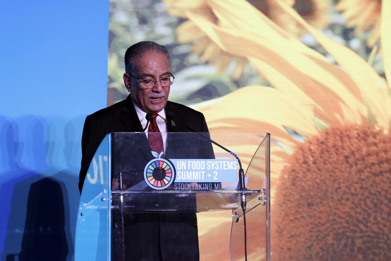 भोक र खाद्य असुरक्षाविरुद्धको लडाइँ दृढताका साथ लड्नुपर्छ : प्रधानमन्त्री