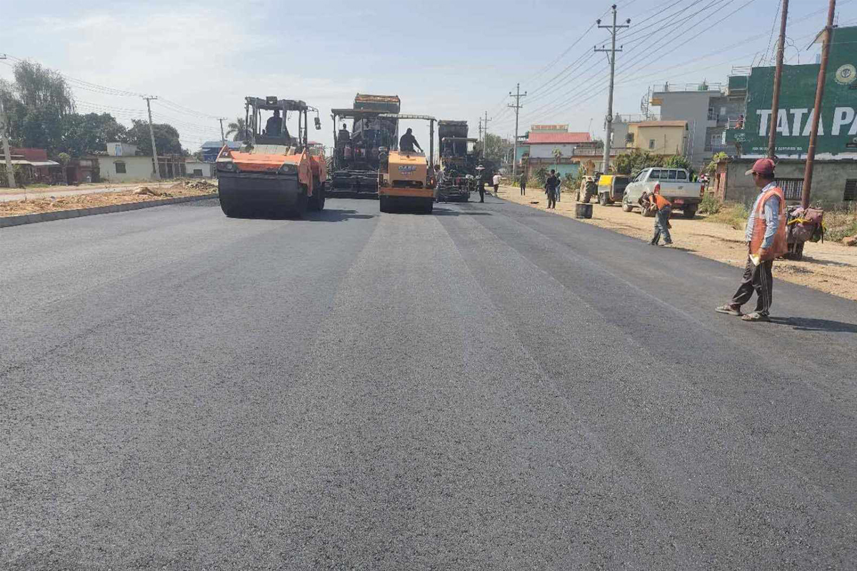 नारायणगढ–बुटवल सडक: ५ वर्षमा ५० प्रतिशत काम पूरा