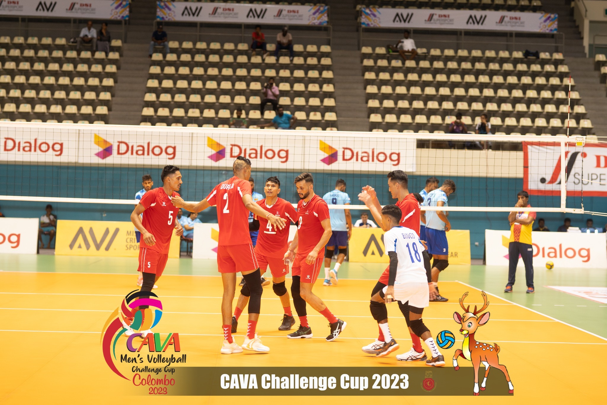 काभा पुरुष भलिबल : दोस्रो खेलमा नेपाल श्रीलंकासँग पराजित