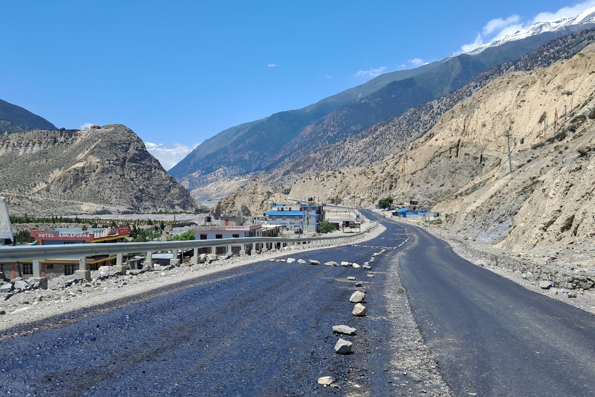 बेनी-जोमसोम-कोरला सडकखण्ड अन्तिम चरणमा