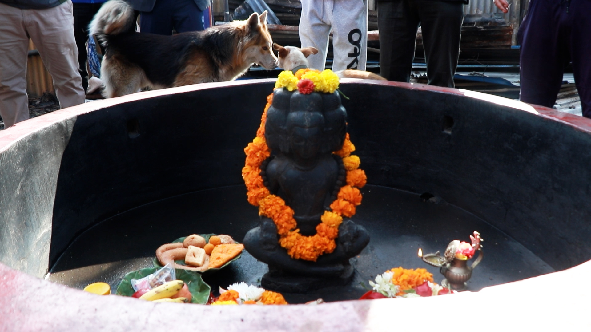 छैटौँ शताब्दीको ऐतिहासिक ब्रह्मा मूर्ति पुनर्स्थापित