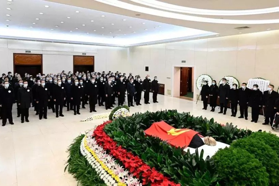 चिनियाँ पूर्वराष्ट्रपति जियान जेमिनको बेइजिङमा अन्त्येष्टि