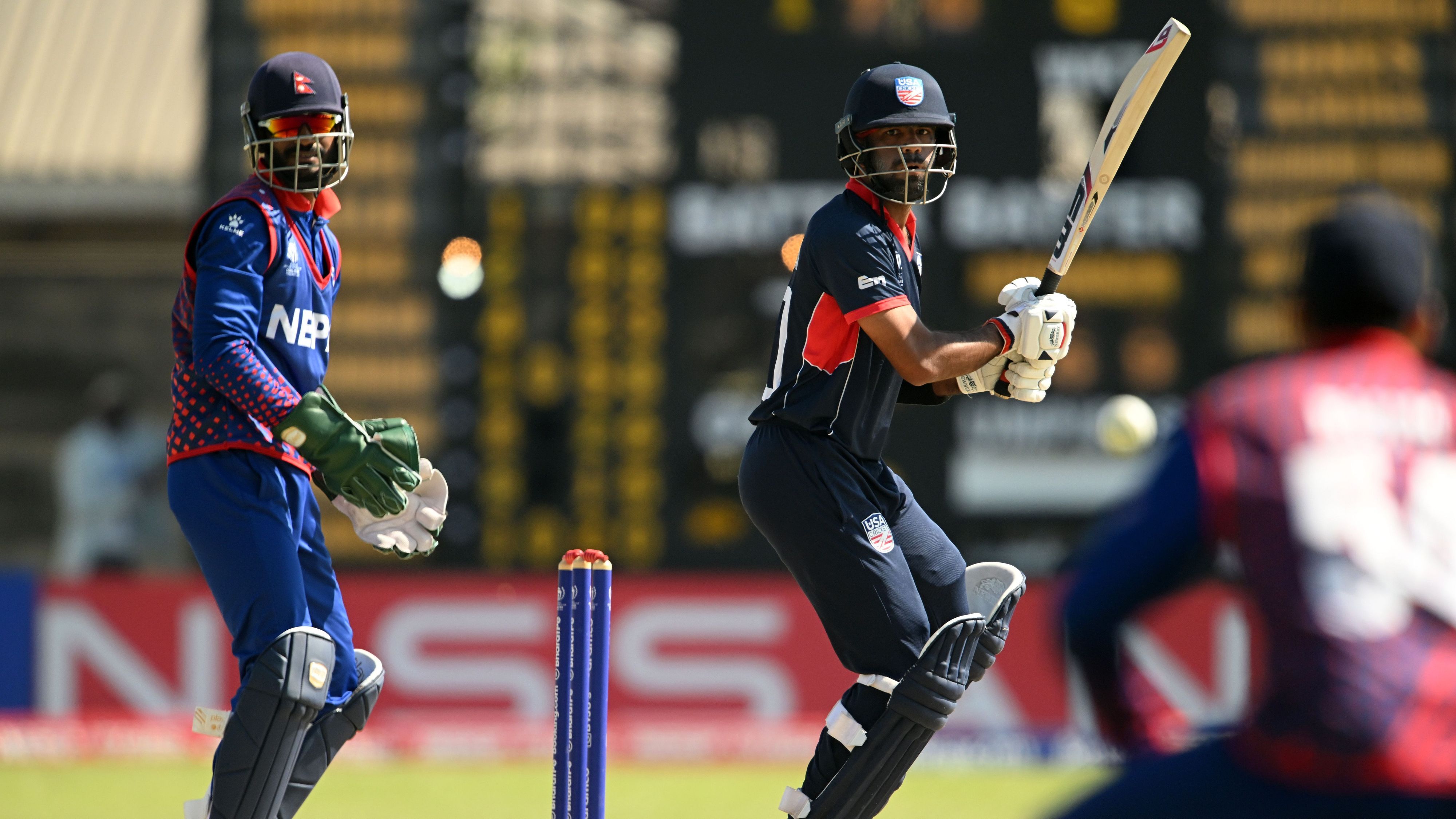 विश्वकप छनोट : शायनको शतकमा अमेरिकाले नेपाललाई दियो २०८ रनको लक्ष्य