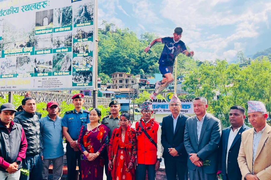 मर्स्यांदीको खुदीबजार चोक बन्यो साम्बाचोक