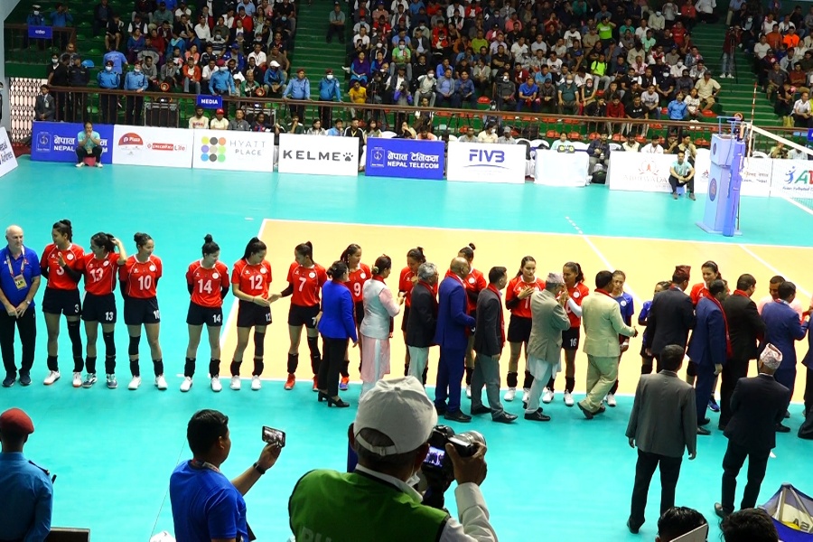 काभा भलिबल: बंगलादेशलाई हराउँदै नेपाल सेमिफाइनलमा