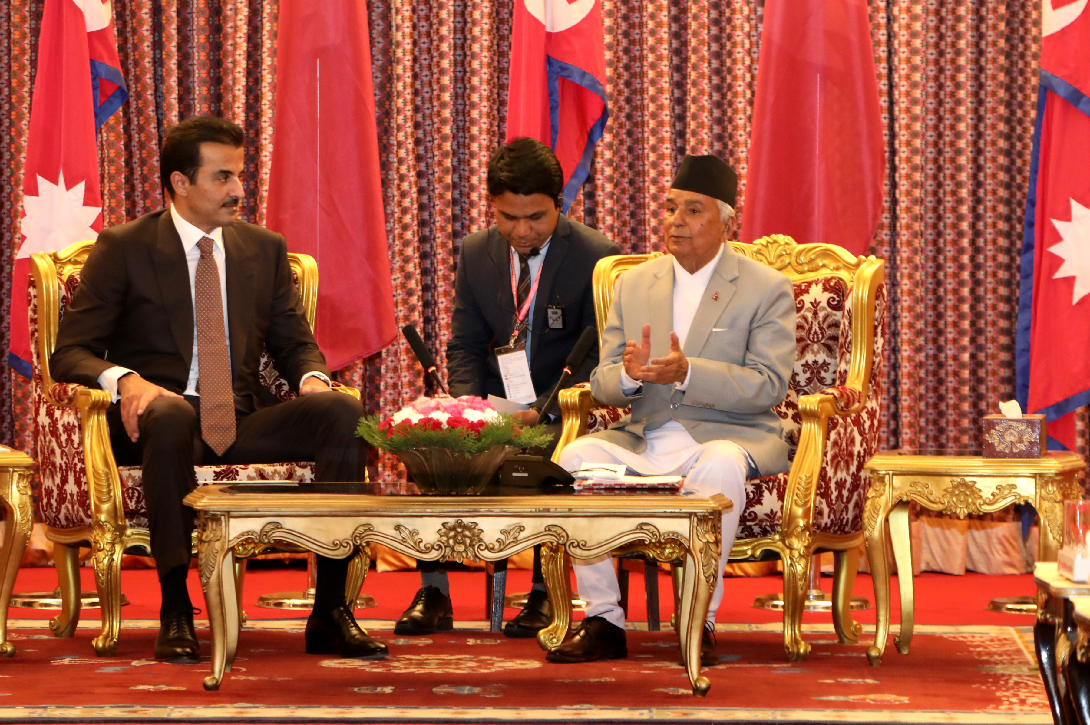 विपिनको रिहाइका लागि पहल गरिदिन कतारी अमिरसँग राष्ट्रपतिको आग्रह