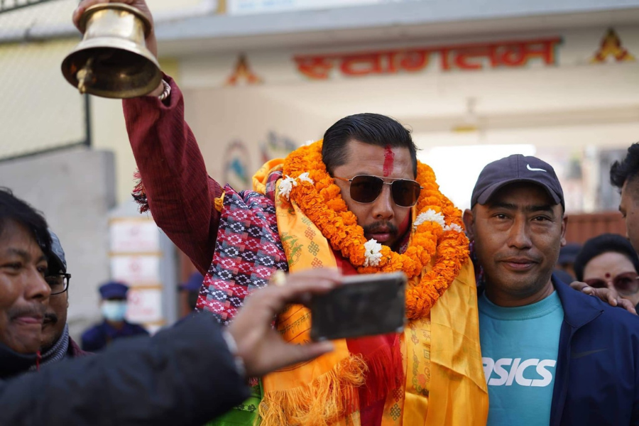 काठमाडौँ–८ मा रास्वपाका विराजभक्त विजयी, पर्यटनमन्त्री श्रेष्ठ तेस्राे