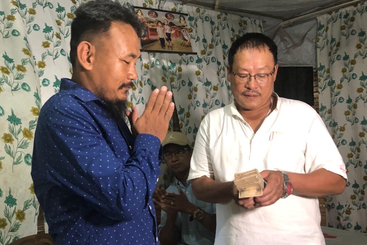 भुटानी राजबन्दी राईलाई १ लाख ४० हजार सहयोग 