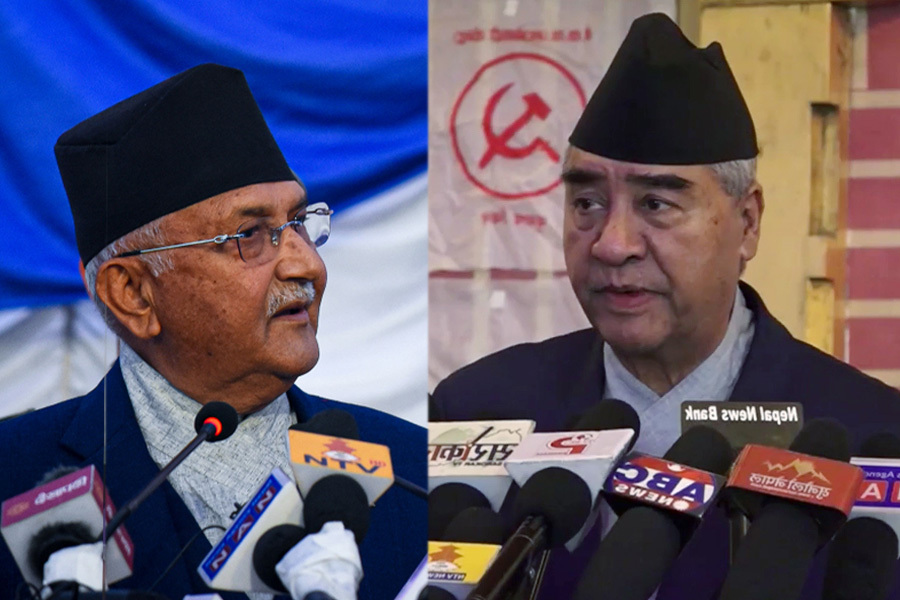 ओलीलाई देउवाको फोन, 'कांग्रेस-एमाले मिलौँ‍'